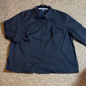 Basic Editions Women’s Black Top Blouse Size 4X